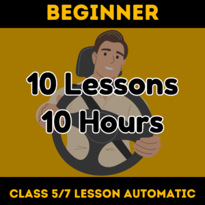 Beginner Driving Lesson in Victoria with Deluxe Driving School instructor