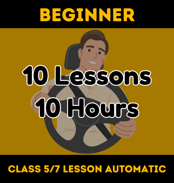 Beginner Driving Lesson in Victoria with Deluxe Driving School instructor